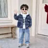 Traje Infantil 2026 Outono Novo Camisa de Manga Longa Xadrez Conjunto para Meninos Roupas Infantis Zhili Huzhou Comércio Exterior Vestuário Infantil