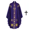 Túnica larga con borlas para sacerdote medieval de Halloween, disfraz de cosplay, fábrica en stock