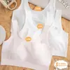 Ropa interior para niñas de 16 a 18 años período de moldeo en tres etapas período de desarrollo de sujetador estilo camiseta de modal ropa interior a prueba de impactos