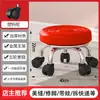Taburete Pequeño Giratorio con Ruedas para Uso Doméstico, Taburete Redondo para Tratamientos de Belleza, Pedicura, Taburete de Aprendizaje para Niños, Taburete para Pediluvio con Ruedas Silenciosas
