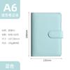 Jintu creativo lindo cuaderno hebilla magnética cuaderno de niña ins exquisito simple cuaderno de corazón estilo artístico Macaron