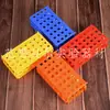 Suporte para Tubos de Centrífuga de Plástico 10ml/15ml/50ml Destacável Dupla Utilização Multifuncional Suporte para Tubos de Ensaio 17mm/30mm Quatro Lados