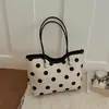 Bolsa de Gran Capacidad para Mujer 2026 Nueva Moda de Verano Bolso Tote de Alta Gama para Viajes Cotidianos Bolso de Hombro/Axila de Lunares