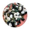 Piso de terrazzo de pedra lavada colorida, pavimentação de pátio, pedra adesiva, pedras decorativas para vasos de plantas, paisagismo de aquário decorativo com peixes, pedras coloridas