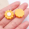 Pendente de Resina de Donut de Abelha Simulada, Banana, Abacaxi, Acessórios de Joias para Pulseira, Colar, Chave, DIY Feito à Mão