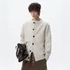 Cardigã Listrado Estilo Americano Suéter Unissex Outono Inverno Solto Tricô Old Money Estilo ins Roupa de Fora Preguiçosa
