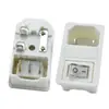 Ac-01 Producto Certificado Clase II CCC Socket Tres en Uno Tipo Tarjeta 2 Pines Todo Cobre Fusible Único con Luz Sin Cable a Tierra