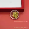 Pegatina Pura de Oro 999 para Teléfono con Pixiu para Atraer Riqueza, Pegatina Dorada con los Cinco Dioses de la Riqueza para Portátil, Regalo para Transmisiones en Vivo de Tiktok