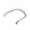 Manija Universal para Wok de Acero Inoxidable, Oreja Gruesa Resistente al Calor, Mango de Sartén de Hierro, Mango de Doble Oreja, Agujero Doble, Accesorios para Sartén Antiadherente