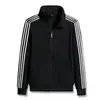 Conjunto Esportivo Casual de Primavera e Outono Masculino Cardigã com Gola Alta Moletom Tendência Mais Fácil de Combinar Casal Mesmo Estilo Solto Conjunto de Duas Peças Tendência