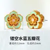 Acessórios Antigos de Latão Dourado Areia Pulseira Recortada Contas Espaçadoras Artesanais Acessórios para Joias DIY Acessórios para Pulseiras Wenwan