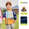 Resistente à Água Nível 4Jaqueta 3 em 1 Dudu para Meninos Outono Exterior Antiestática Jaqueta 3 em 1 para Meninas