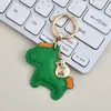 Fique Rico Instantaneamente Chaveiro de Couro Pingente de Bolsa Desenho Animado Pônei Celebridade da Internet Casal Pingente de Chave de Carro Pequeno Presente Atacado