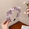 Faixa de Cabeça de Fita para Mulheres 2026 Nova Faixa de Cabelo de Verão Acessório de Cabelo Estilo Headband Faixa de Cabeça de Coroa Alta Prendedor de Cabelo Trançado Grampo de Cabelo Integrado Acessório de Cabeça