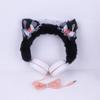Auriculares con orejas de gato y unicornio para niños, bonitos y a la moda, con control por cable, regalo transfronterizo