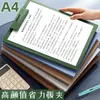Prancheta com Clip para Arquivo A4 Porta-Documentos Clip Forte de Metal Bloco de Notas Economia de Esforço Multifuncional Papelaria Escritório