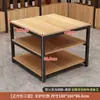 Gôndola ponta de gôndola balcão expositor vitrine prateleiras multicamadas supermercado loja de conveniência lanches frutas quadrado