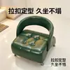Taburete de lujo ligero, taburete bajo para uso en casa, taburete móvil para cambiarse los zapatos con ruedas, taburete para sofá de rodadura silenciosa