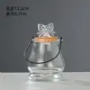 Botella de Vidrio con Tapón de Corcho Transparente Botella de los Deseos Creativa Botella Cielo Estrellado Arcoíris Botella de la Suerte de Deriva Botella para Bebidas Lista para la Venta