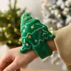 Regalos creativos pequeños de Navidad para niños con luces y regalos Pulsera de broche a presión de anillo de Pat decoración de reloj de dibujos animados