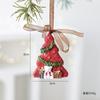 Decoración Navideña Tridimensional Retro Transfronteriza Adornos Colgantes de Resina Decoraciones para Árbol de Navidad Decoración de Guirnalda de Vidriera Arreglo de Escena