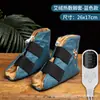 Botas Eléctricas Personalizadas para Pies con Moxibustión, Cubrepiés de Lana de Moxa con Compresa Caliente, Botines Cortos de Moxibustión, Calentadores de Pies de Invierno, Calentadores para Articulaciones y Tobillos para Uso en Casa