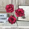 3 Rosas de Diamante Artificial para Decoración de Salón de Bodas, Arreglo Floral para Pasillo de Boda, Paisajismo de Rosas en Cascada de Centro Comercial