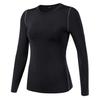 Camiseta deportiva de manga larga ajustada PRO para mujer, ideal para entrenamiento, fitness y yoga, con absorción de humedad, 2019