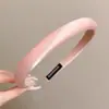Diadema de Esponja Marrón para Niñas, de Ala Ancha, de Alta Gama, Diadema de Moda para Lavarse la Cara, Pinza para el Cabello de Alta Presión Craneal