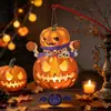 Regalo de Halloween Linterna de Mano Luminosa Hecha a Mano DIY Linterna de Calabaza de Halloween Decoración de Disfraz Regalo de Broma