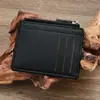 Nuevo Modelo 2025 Cartera Minimalista para Hombres con Colores Contrastantes, Billetera Corta Ultra Delgada con Múltiples Ranuras para Tarjetas para Hombres, Monedero Portátil