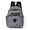 Mini bolso de nailon con estampado de tela Oxford, mochila nueva, casual, versátil, para mamá, mochila pequeña de lona