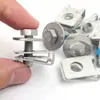 Tornillo de Fijación Automotriz M6*18, Cabeza Plana Hexagonal Exterior con Arandela, Tornillo Autorroscante, Tuerca de Resorte, Tuerca Tipo U