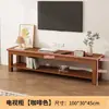 Mueble de TV estilo europeo, moderno y sencillo, para dormitorios pequeños, juego de mini mesa de café, mueble de TV de madera maciza para sala de estar y mueble de piso