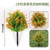 Planta de simulación bola de hierba planta verde eucalipto hierba milanesa césped de simulación decoración de techo color plástico flor bola de hierba falsa