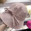 Nuevo sombrero de sol de ala ancha de doble uso para mujer, verano, fino, con máscara colgante, protección solar, sombrero de sol, cubierta facial lisa, sombrero de pescador