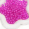 Jelly de Vidro Cor Sólida Imitação de Jade Contas Redondas Contas Soltas DIY Colar Pulseira Artesanal Contas Acessórios de Joias Atacado