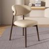 Mesa de Comedor y Silla para Hogar Moderno Silla de Café de Lujo Ligero de Diseño Taburete de Restaurante Casual Silla Simple con Respaldo