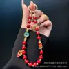 Nova Corrente de Celular Chinesa Guofeng Corrente Pendente de Contas Liga de Zinco Pequeno Pingente de Ano Novo Corrente de Pulso Curta Cordão