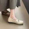 Zapatos Mary Jane de Ballet Cuadrados de Lunares 2026, Nuevo Estilo Otoño 2026, Aspecto Juvenil, Zapatos para Mujer que Aumentan la Altura