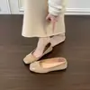 Zapatos Planos Cuadrados de Estilo Suave para el Otoño de 2026, Adelgazantes, Casuales, Versátiles, Cómodos Zapatos de Mujer con Suela Blanda para el Viaje Diario