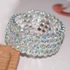 Boda nuevo pulsera de brazo de strass AB para actuación en escenario Negro Pistola Diamante Cristal adornos para mano accesorios al por mayor 1035