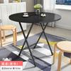 Mesa dobrável mesa de jantar retangular simples casa pequeno apartamento jantar mesa redonda aluguel barraca simples portátil ao ar livre