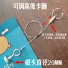 Cadena colgante de cable de acero para tablero de anuncios Cadena colgante Gancho magnético Pladur Acrílico Señal Tablero KT Señal de estacionamiento Cuerda colgante para pancarta