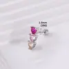 Moda AliExpress Amazon Brincos Quentes Brincos de Aço Inoxidável Lua Cruz Amor Anel de Nariz Anel Contínuo