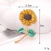 Yi Lian Novo Girassol DIY Acessórios Decoração de Concha de Celular Material de Beleza Liga de Zinco Acessórios de Diamante para Mulheres