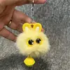 Chaveiro de Elfo de Pelúcia Colorido em Alta no Tiktok Fofo Desenho Animado Bola de Carvão Boneca Pingente Acessório de Bolsa para Mulheres