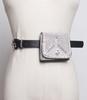 Bolso bandolera con cadena de diamantes de imitación para mujer, nuevo y popular en línea, con decoración de cinturón y cambio de cintura.