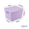 Cesta de almacenamiento tejida de plástico marco para juguetes libros escritorio de jardín de infantes caja de almacenamiento para snacks caja de almacenamiento para ropa