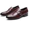 Sapatos Sociais Masculinos de Couro Genuíno Bico Fino Transfronteiriços Sapatos Formais de Negócios Masculinos Sapatos Casuais Britânicos Bico Fino Sem Cadarço Sapatos de Trabalho